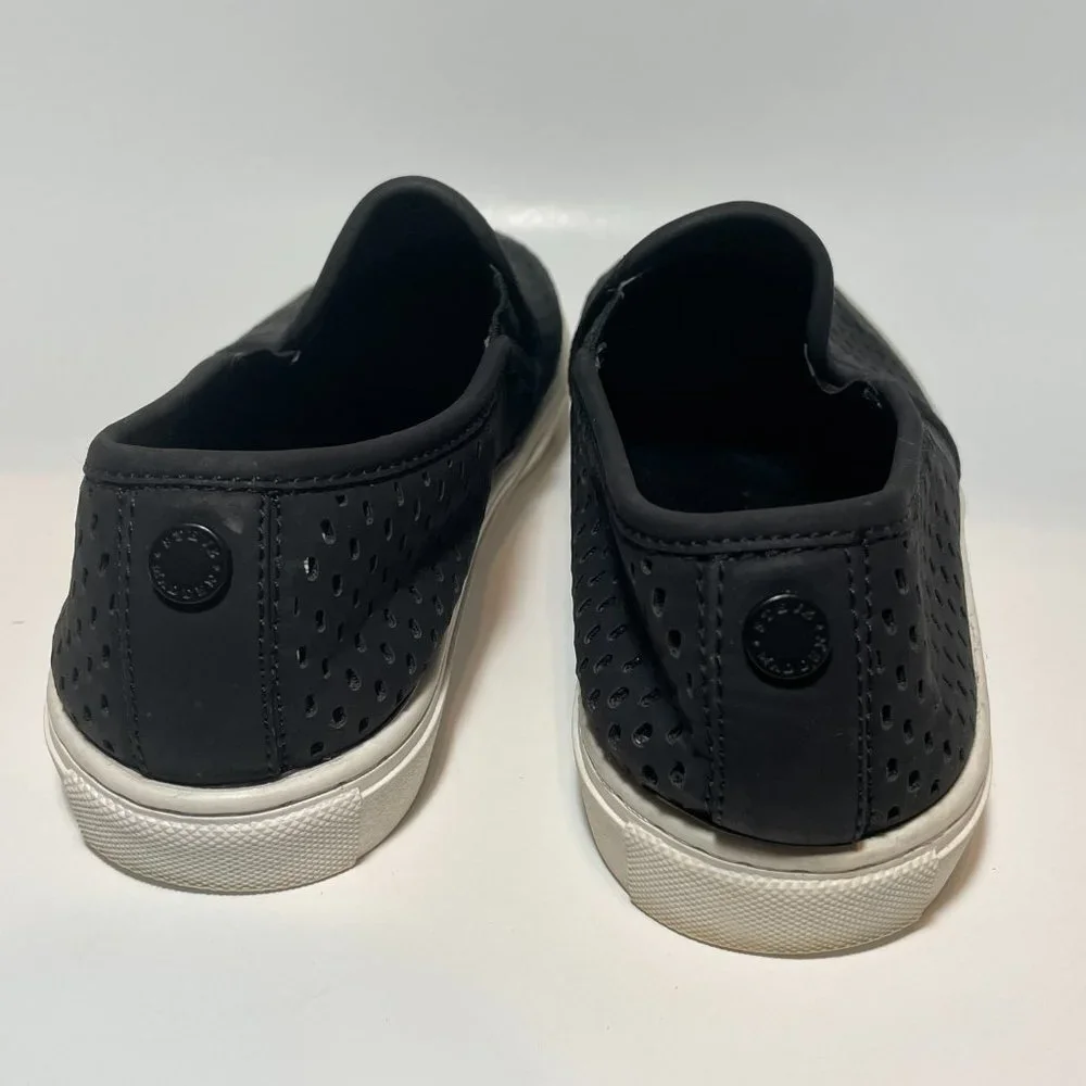 Steve Madden Women's Size‎ 9.5B Perforated Black Slip On Sneakers